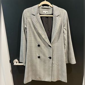 Grey/Black Vetta Blazer Dress